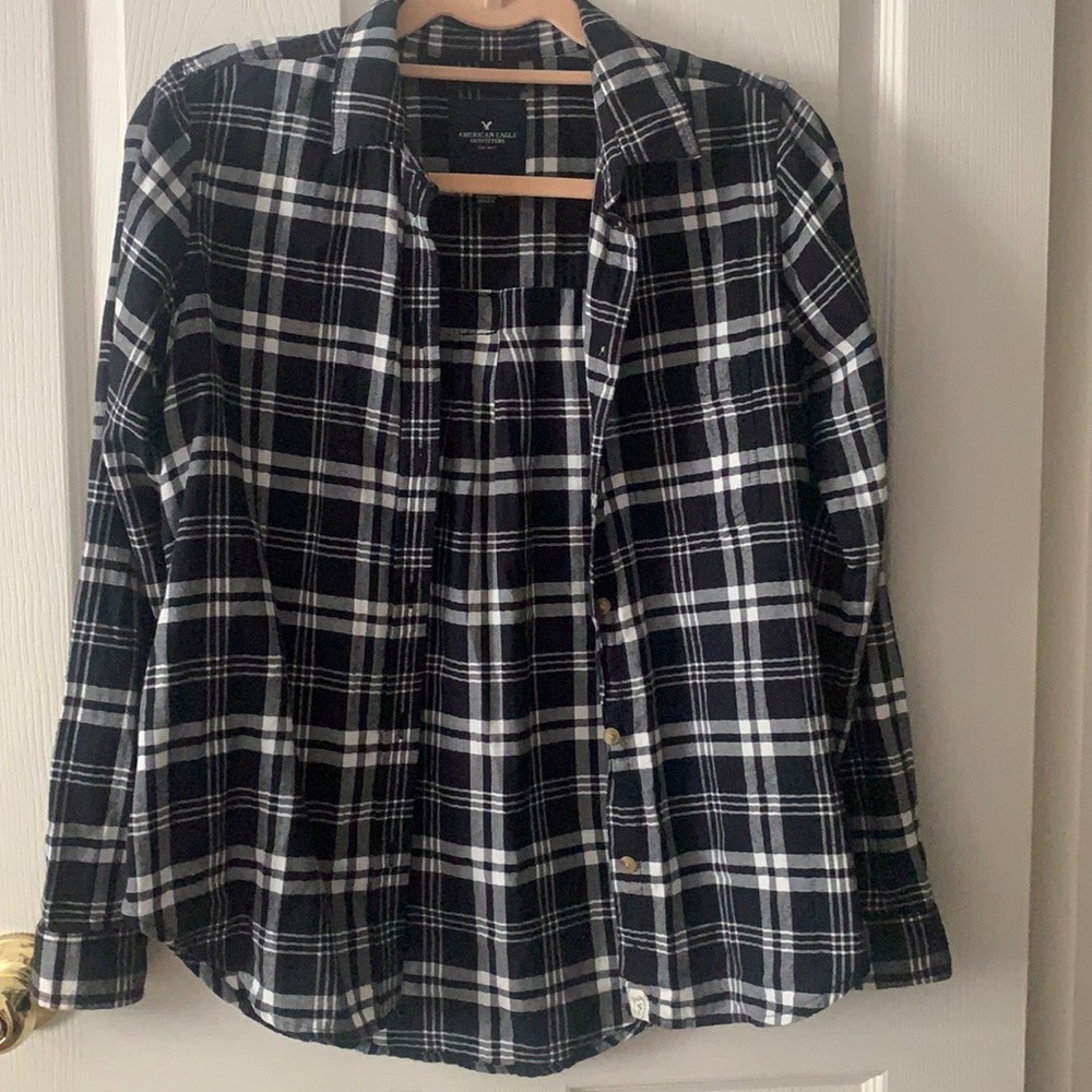 American Eagle Black and White Flannel LAST CHANCE TO PURCHASE